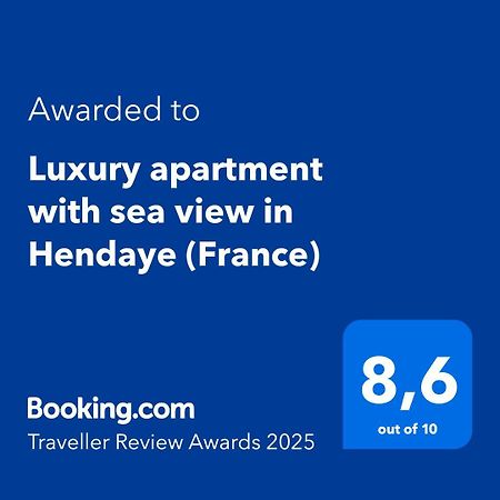 Luxury Apartment With Sea View In Hendaye Exteriör bild