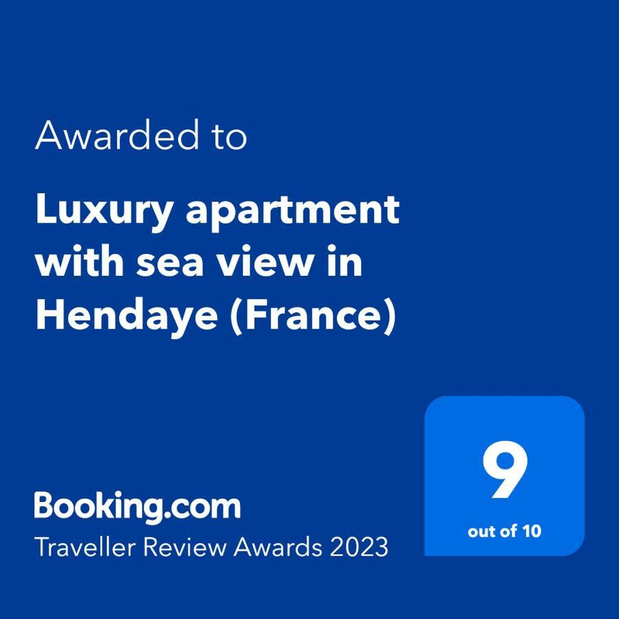Luxury Apartment With Sea View In Hendaye Exteriör bild