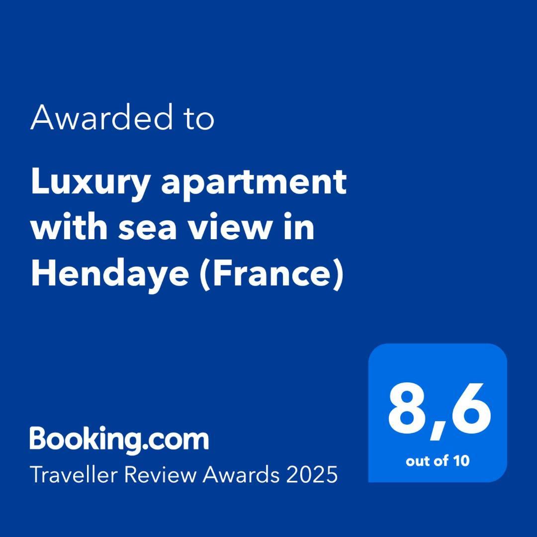 Luxury Apartment With Sea View In Hendaye Exteriör bild